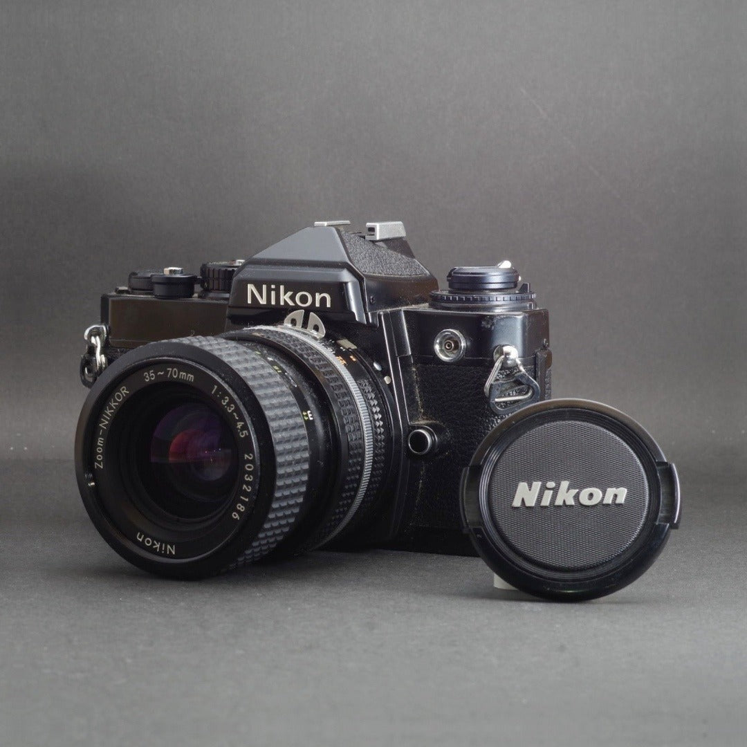 Nikon FE with Zoom-NIKKOR 35-70mm f/3.3-4.5 (Black) - Filem.sg