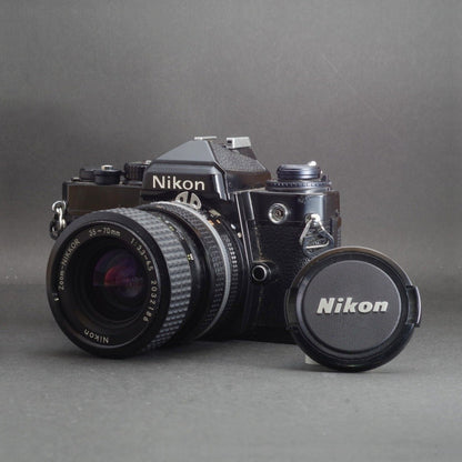 Nikon FE with Zoom-NIKKOR 35-70mm f/3.3-4.5 (Black) - Filem.sg