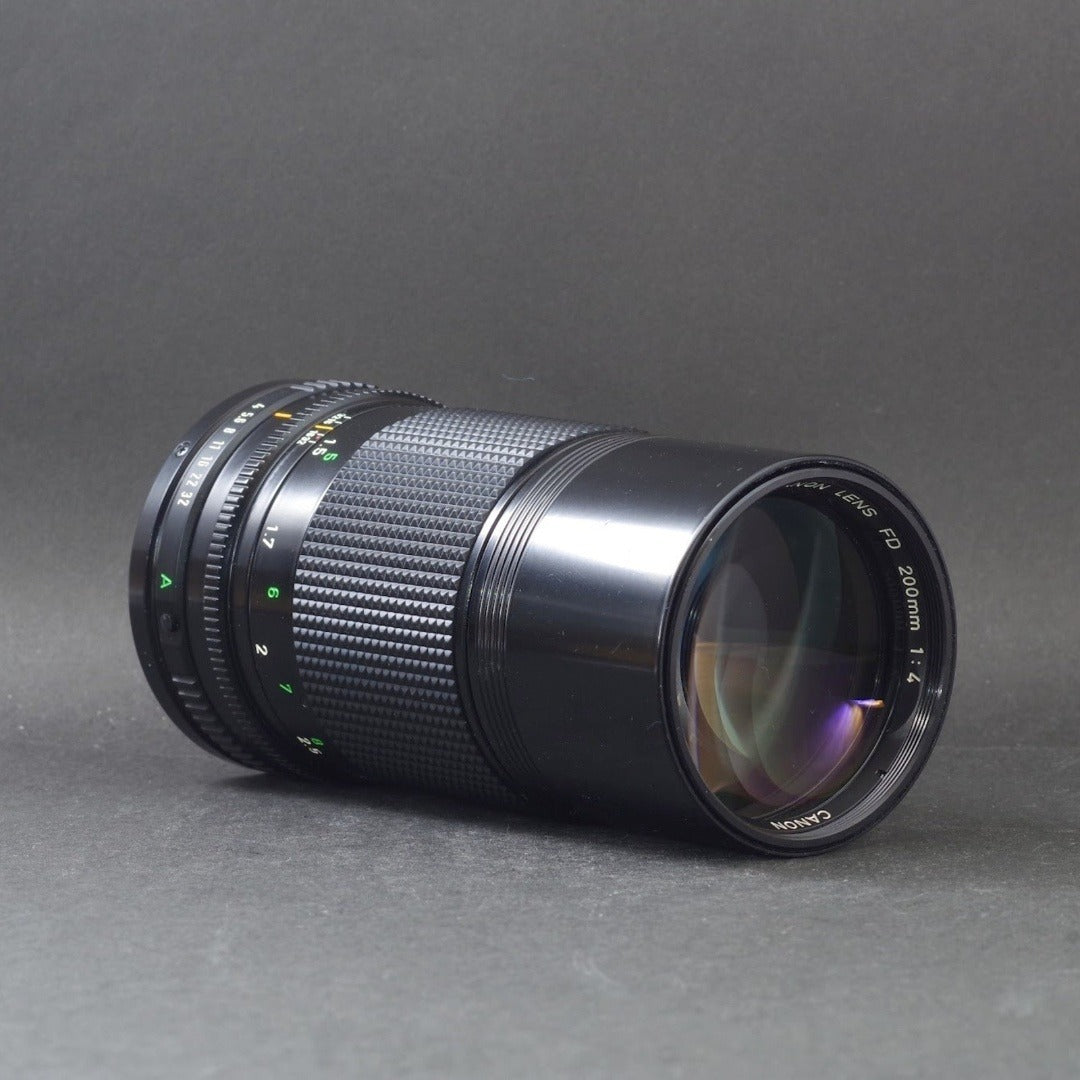 Canon New FD 200mm f/4 - Filem.sg