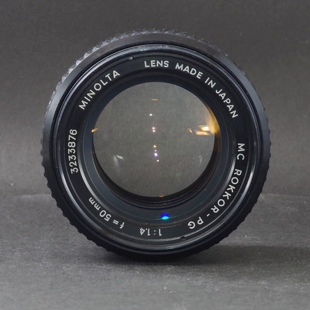 Minolta MC ROKKOR-PG 50mm f/1.4 - Filem.sg