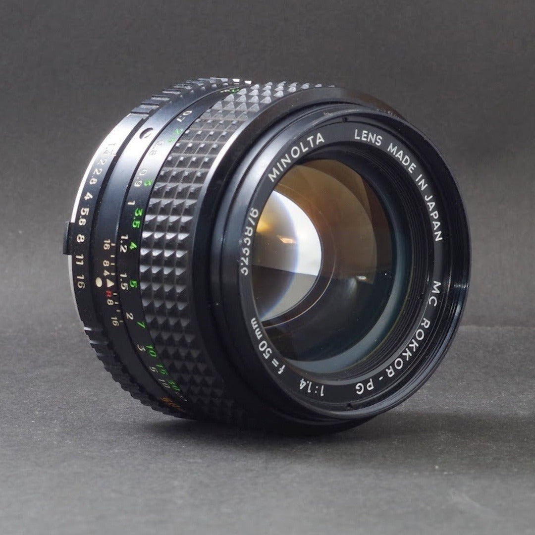 Minolta MC ROKKOR-PG 50mm f/1.4 - Filem.sg