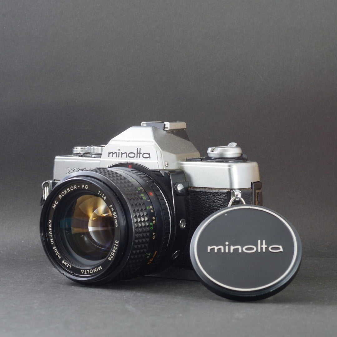 Minolta XG-E with MC ROKKOR-PG 50mm f/1.4 - Filem.sg