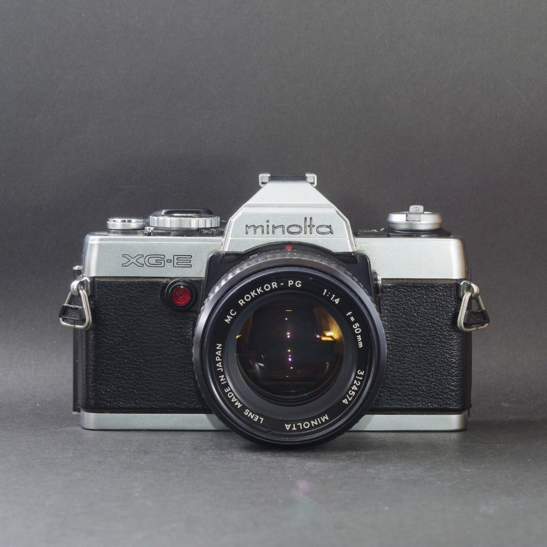Minolta XG-E with MC ROKKOR-PG 50mm f/1.4 - Filem.sg
