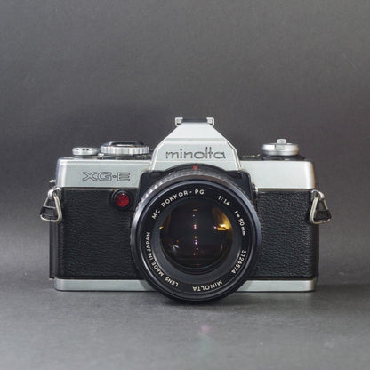 Minolta XG-E with MC ROKKOR-PG 50mm f/1.4 - Filem.sg