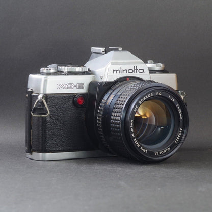 Minolta XG-E with MC ROKKOR-PG 50mm f/1.4 - Filem.sg