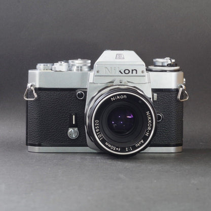 Nikon EL2 with Nikkor-H Auto 50mm f/2 - Filem.sg
