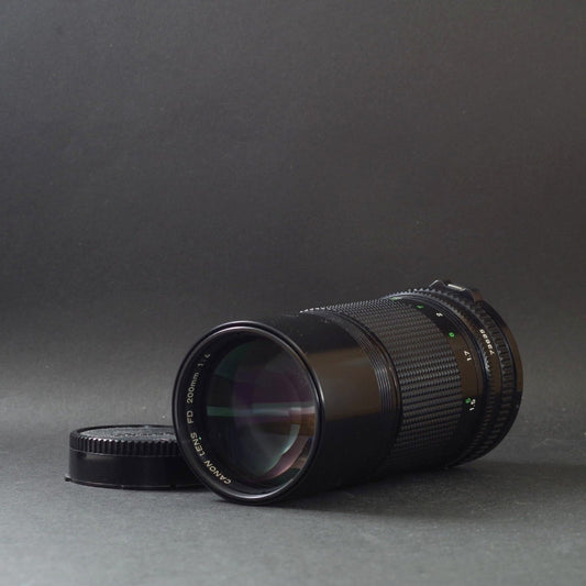 Canon New FD 200mm f/4 - Filem.sg