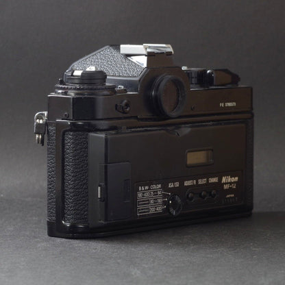 Nikon FE with MF-12 Data Back (Black) - Filem.sg