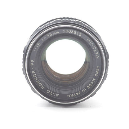 Minolta Auto Rokkor-PF 55mm f/1.8 SR Mount - Filem.sg