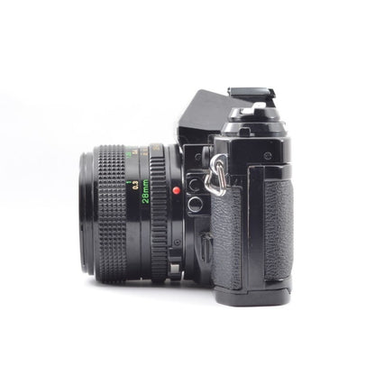 Canon AE-1 Program with FD 28mm f/2.8 (Black) - Filem.sg