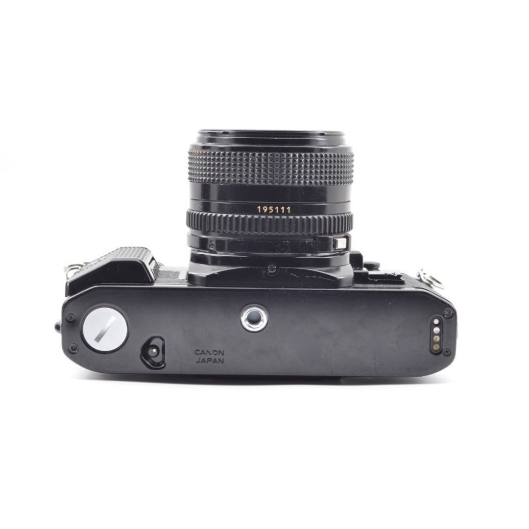 Canon AE-1 Program with FD 28mm f/2.8 (Black) - Filem.sg