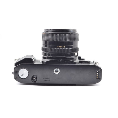 Canon AE-1 Program with FD 28mm f/2.8 (Black) - Filem.sg