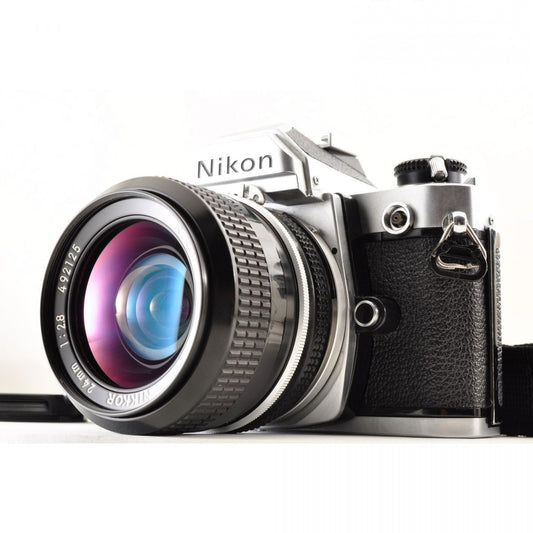 Nikon FM with Ai Nikkor 24mm f/2.8 (Silver) - Filem.sg