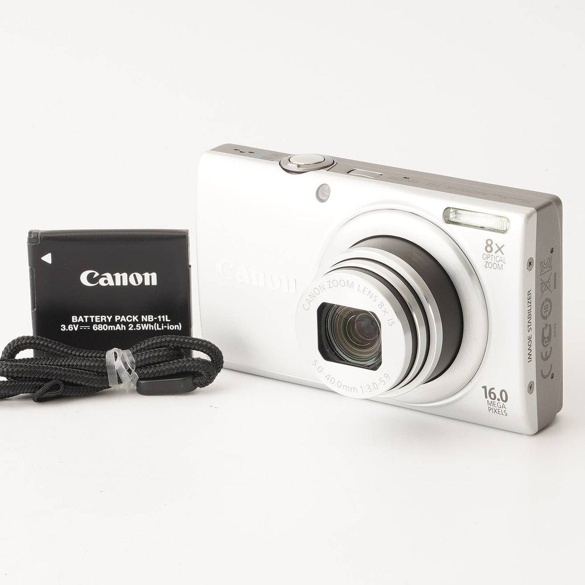 Canon PowerShot A4000 IS (Silver) - Filem.sg