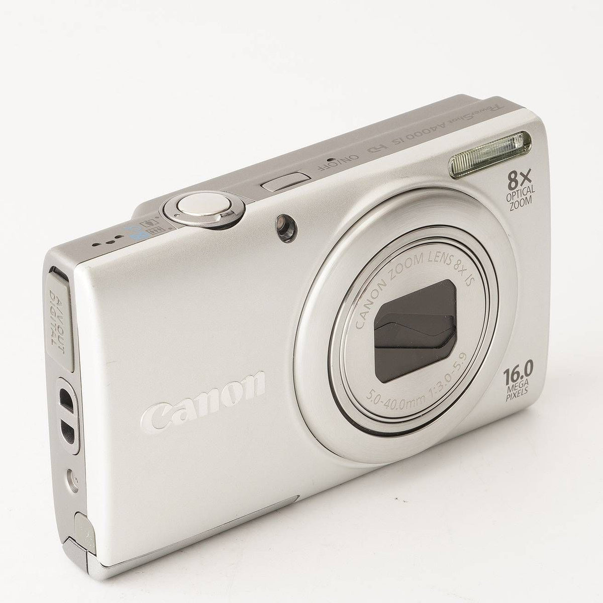 Canon PowerShot A4000 IS (Silver) - Filem.sg