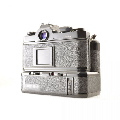 Nikon New FM2 late type with MD-12 Motor Drive (Black) - Filem.sg