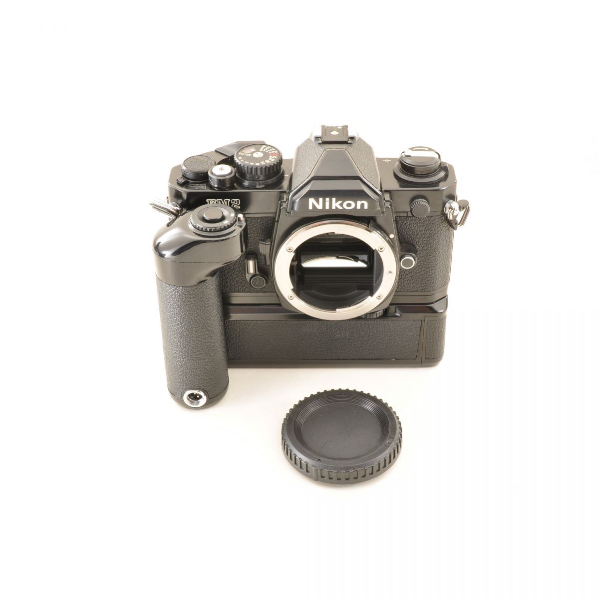 Nikon New FM2 late type with MD-12 Motor Drive (Black) - Filem.sg