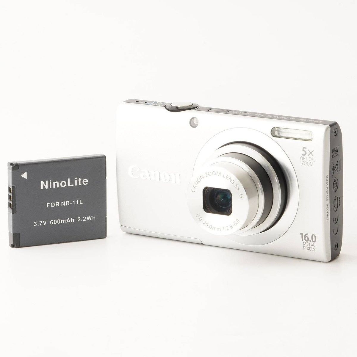 Canon PowerShot A2400 IS (Silver) - Filem.sg