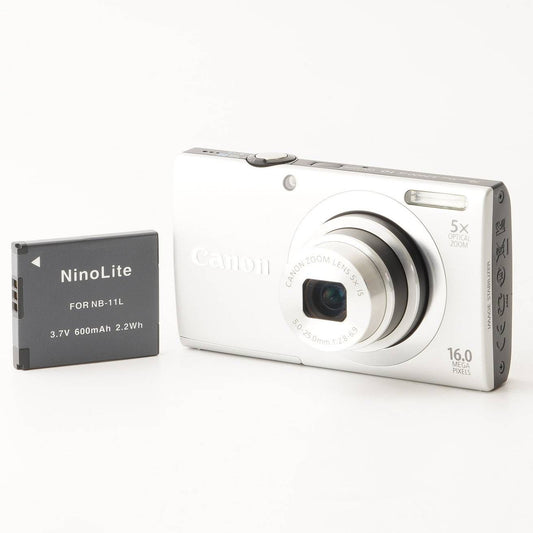 Canon PowerShot A2400 IS (Silver) - Filem.sg