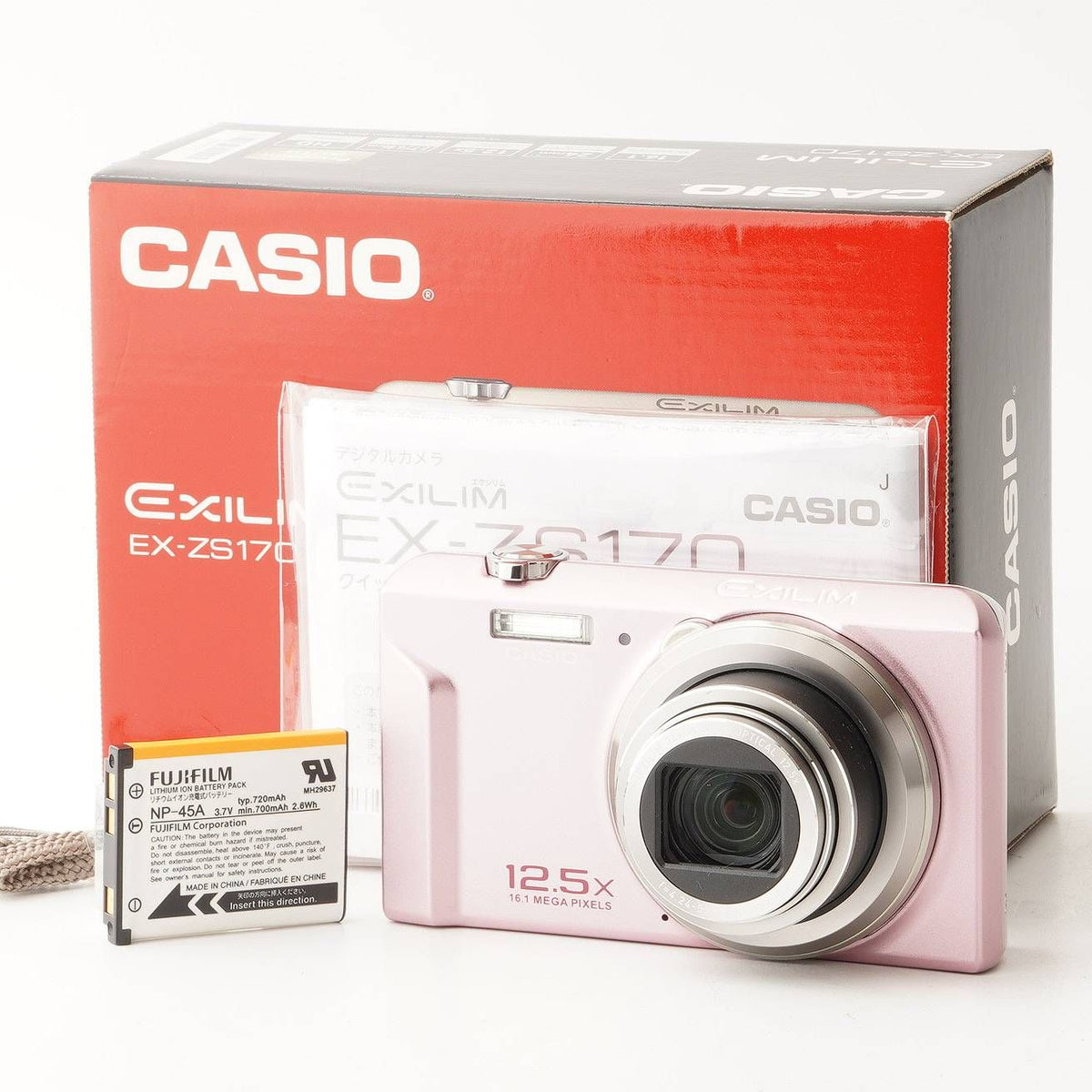 Casio Exilim EX-ZS170 (Pink) - Filem.sg