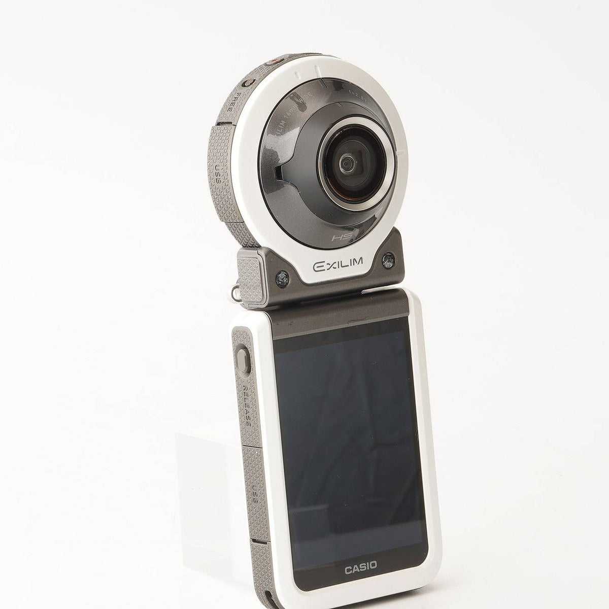 Casio Exilim EX-FR100 (White) - Filem.sg