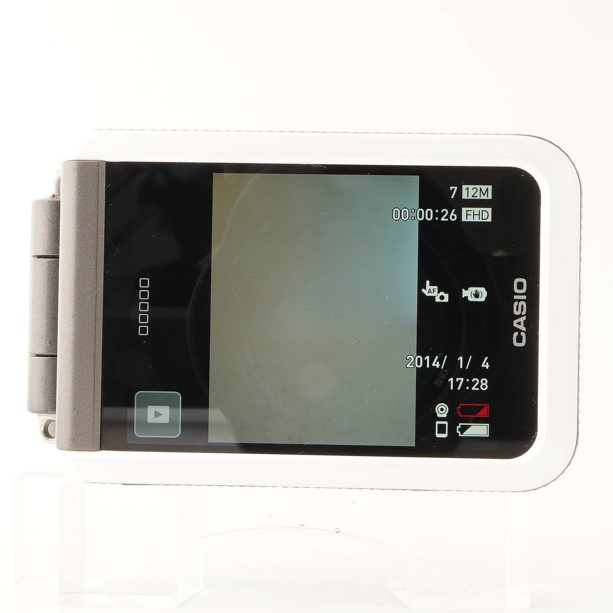 Casio Exilim EX-FR100 (White) - Filem.sg