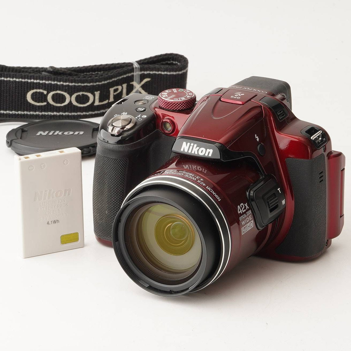 Nikon Coolpix P520 (Red) - Filem.sg