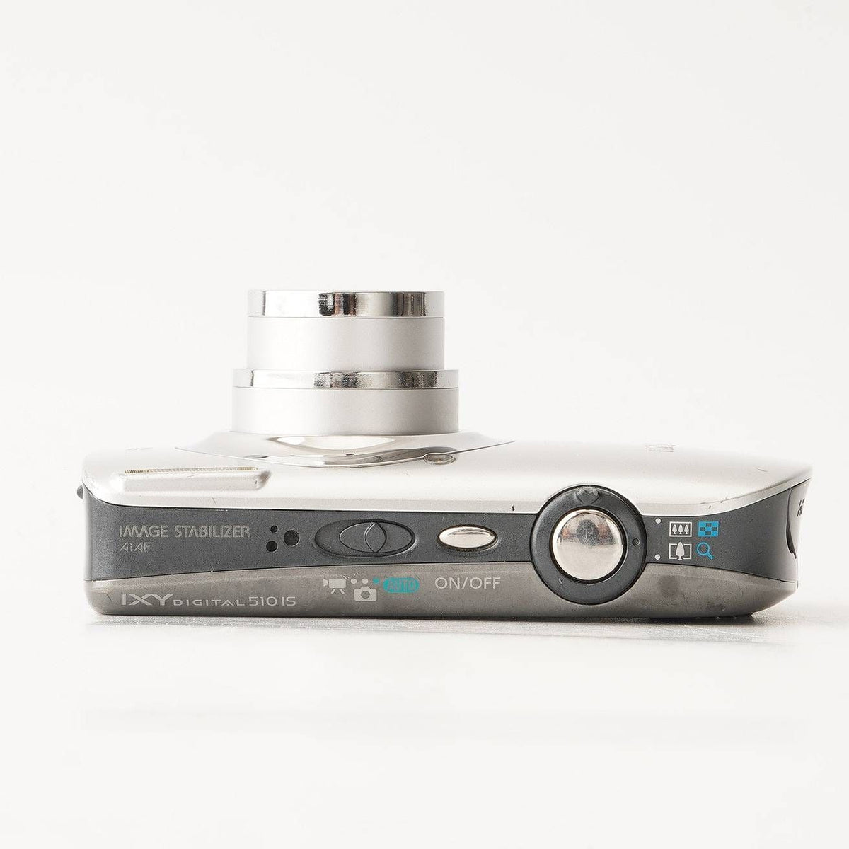 Canon IXY Digital 510 IS (Silver) - Filem.sg