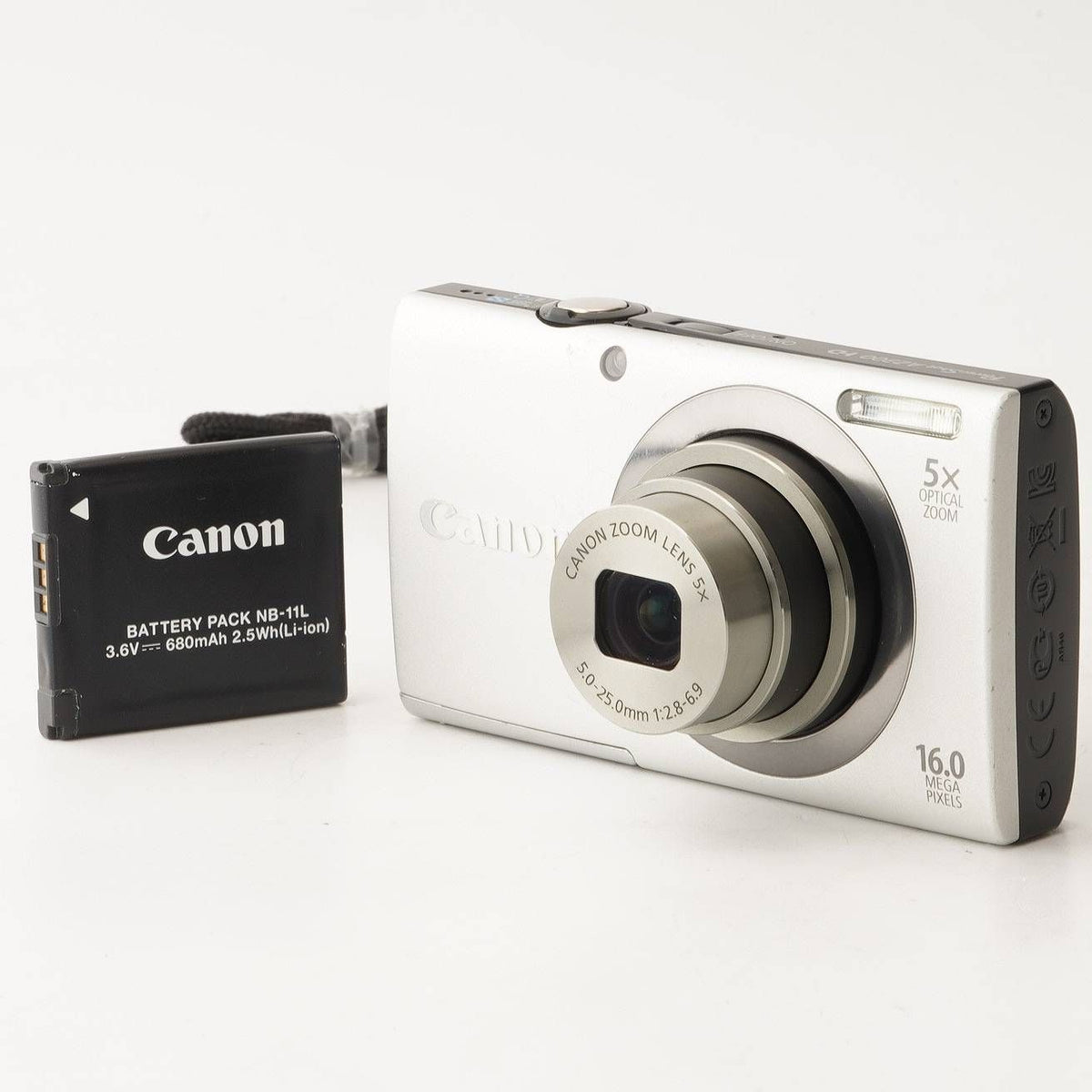 Canon PowerShot A2300 (Silver) - Filem.sg
