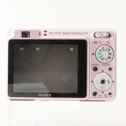 Sony Cyber-shot DSC-W120 (Pink) - Filem.sg