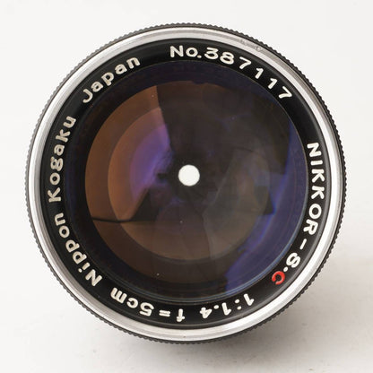 Nikon NIKKOR-S.C 50mm f/1.4 (Nikon S mount) (Black) - Filem.sg
