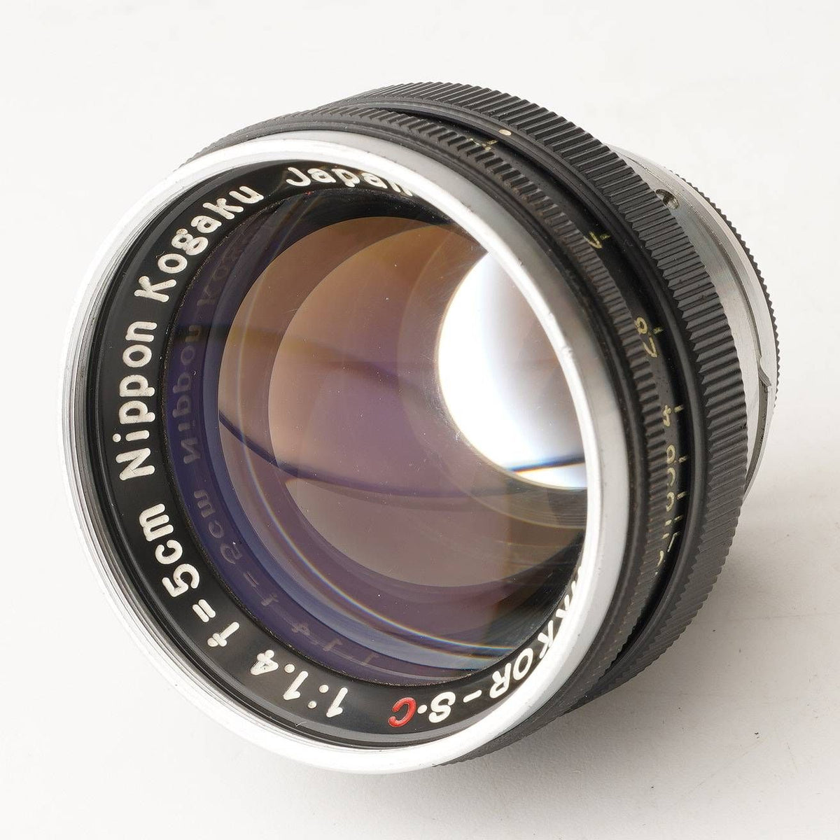 Nikon NIKKOR-S.C 50mm f/1.4 (Nikon S mount) (Black) - Filem.sg