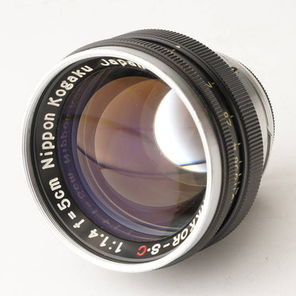 Nikon NIKKOR-S.C 50mm f/1.4 (Nikon S mount) (Black) - Filem.sg