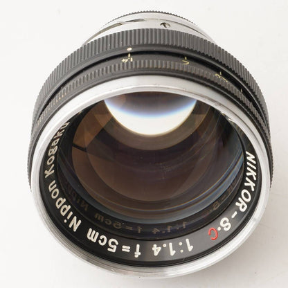 Nikon NIKKOR-S.C 50mm f/1.4 (Nikon S mount) (Black) - Filem.sg