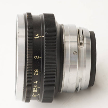 Nikon NIKKOR-S.C 50mm f/1.4 (Nikon S mount) (Black) - Filem.sg