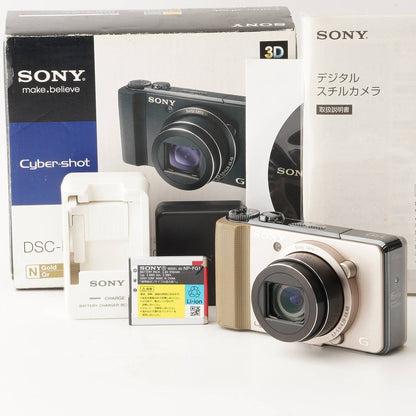 Sony Cyber-shot DSC-HX9V (Gold) - Filem.sg