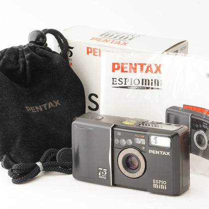 Pentax Espio mini 75 anniversary edition (Black) - Filem.sg