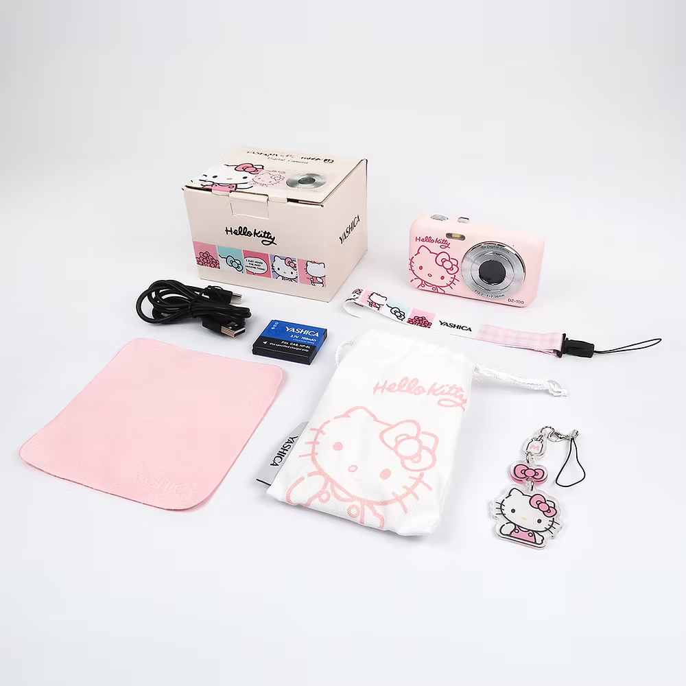 Yashica x Hello Kitty Digital Camera DZ-100 (Pink) digicam