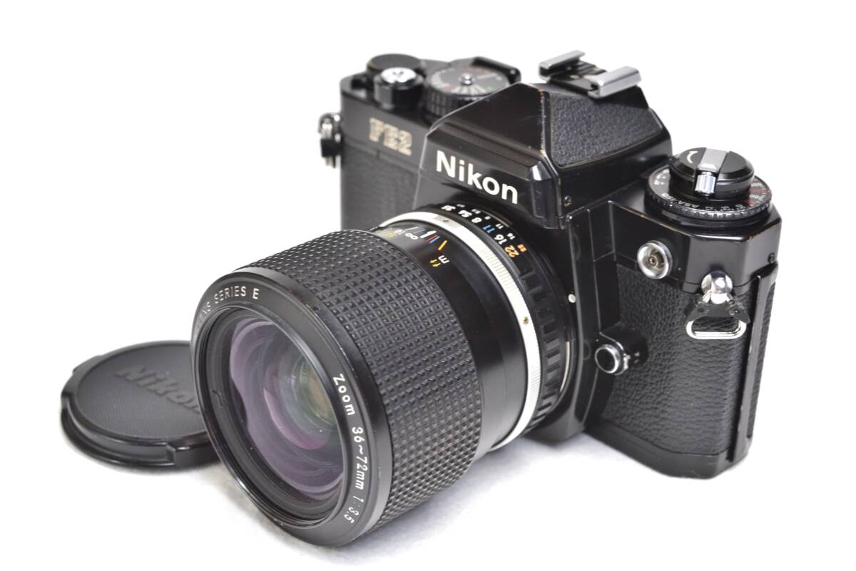 Nikon FE2 (Black) with Series E Zoom