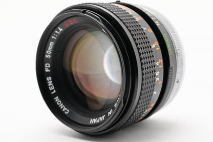 Canon FD 50mm f1.4 S.S.C - Filem.sg
