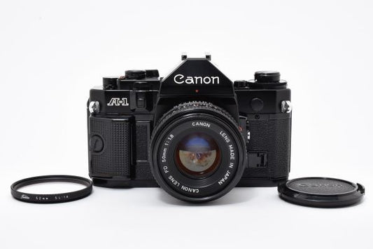 Canon A-1 Black front view
