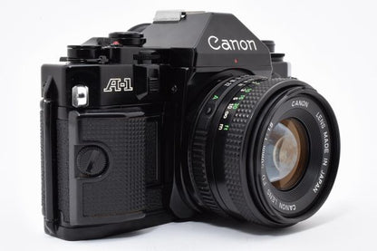 Canon A-1 (Black) with New FD 50mm f/2