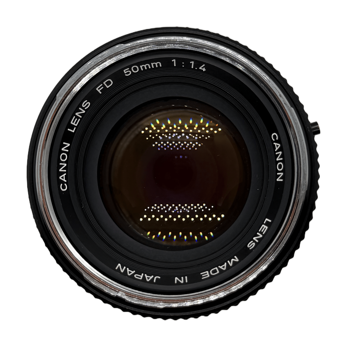 Canon FD 50mm f/1.4 (Unit A), front element