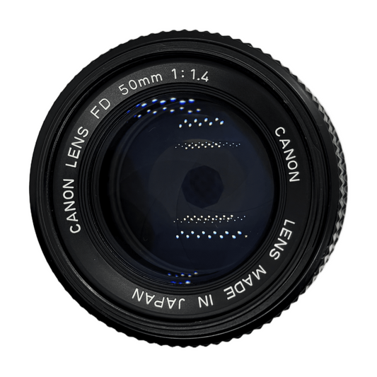Canon FD 50mm f/1.4 (Unit B), front element