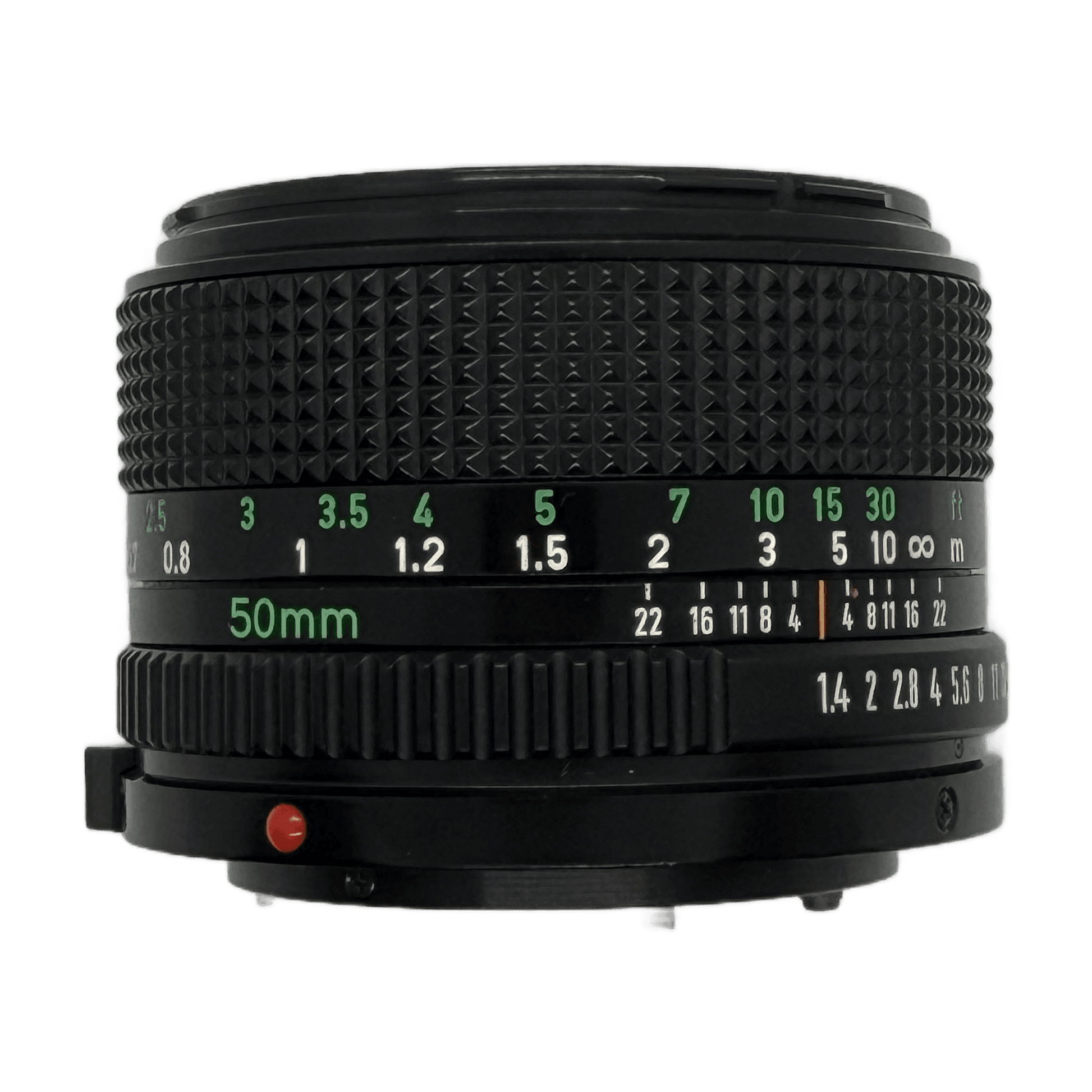 Canon FD 50mm f/1.4 (Unit B), side
