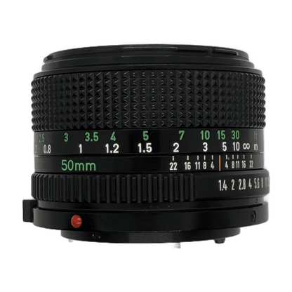 Canon FD 50mm f/1.4 (Unit B), side