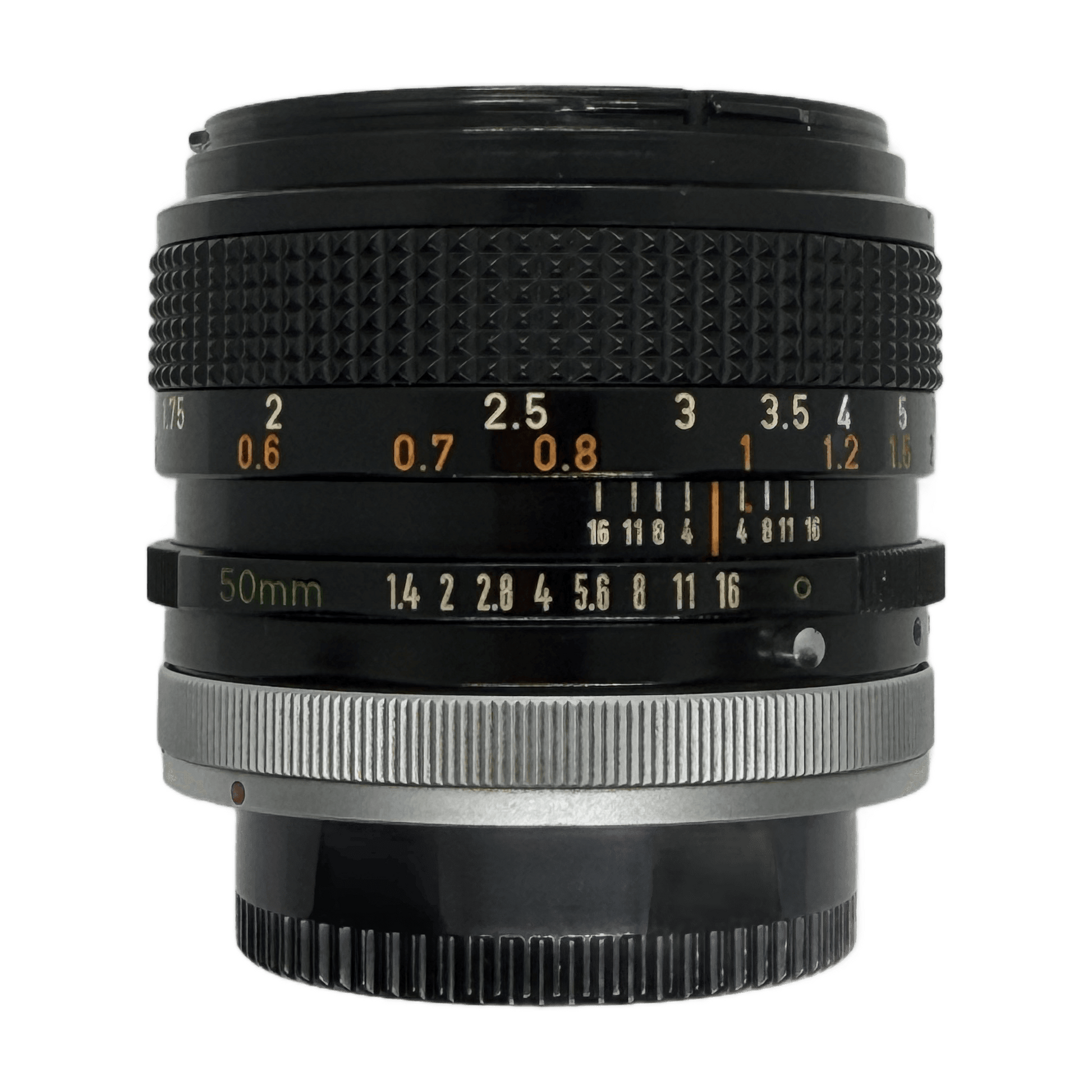 Canon FD 50mm f/1.4 S.S.C., side