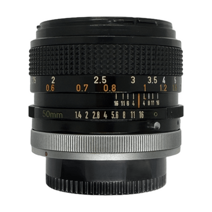 Canon FD 50mm f/1.4 S.S.C., side
