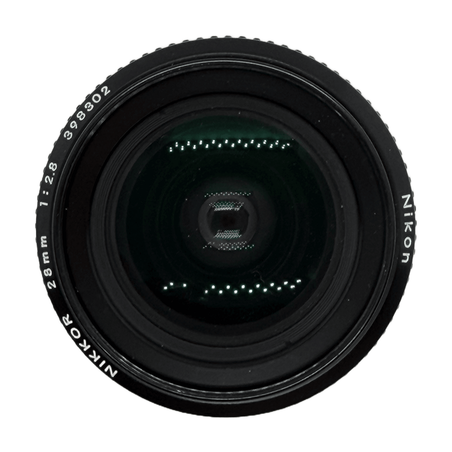 Nikon Nikkor 28mm f/2.8, front element