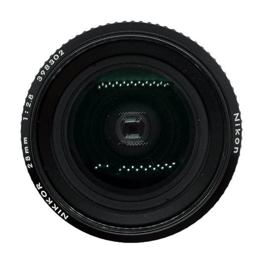 Nikon Nikkor 28mm f/2.8, front element